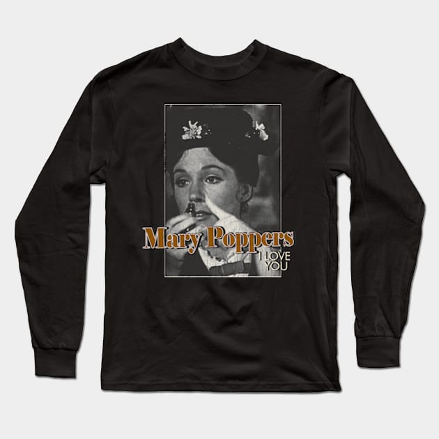 mary poppers - vintage design on top Long Sleeve T-Shirt by agusantypo